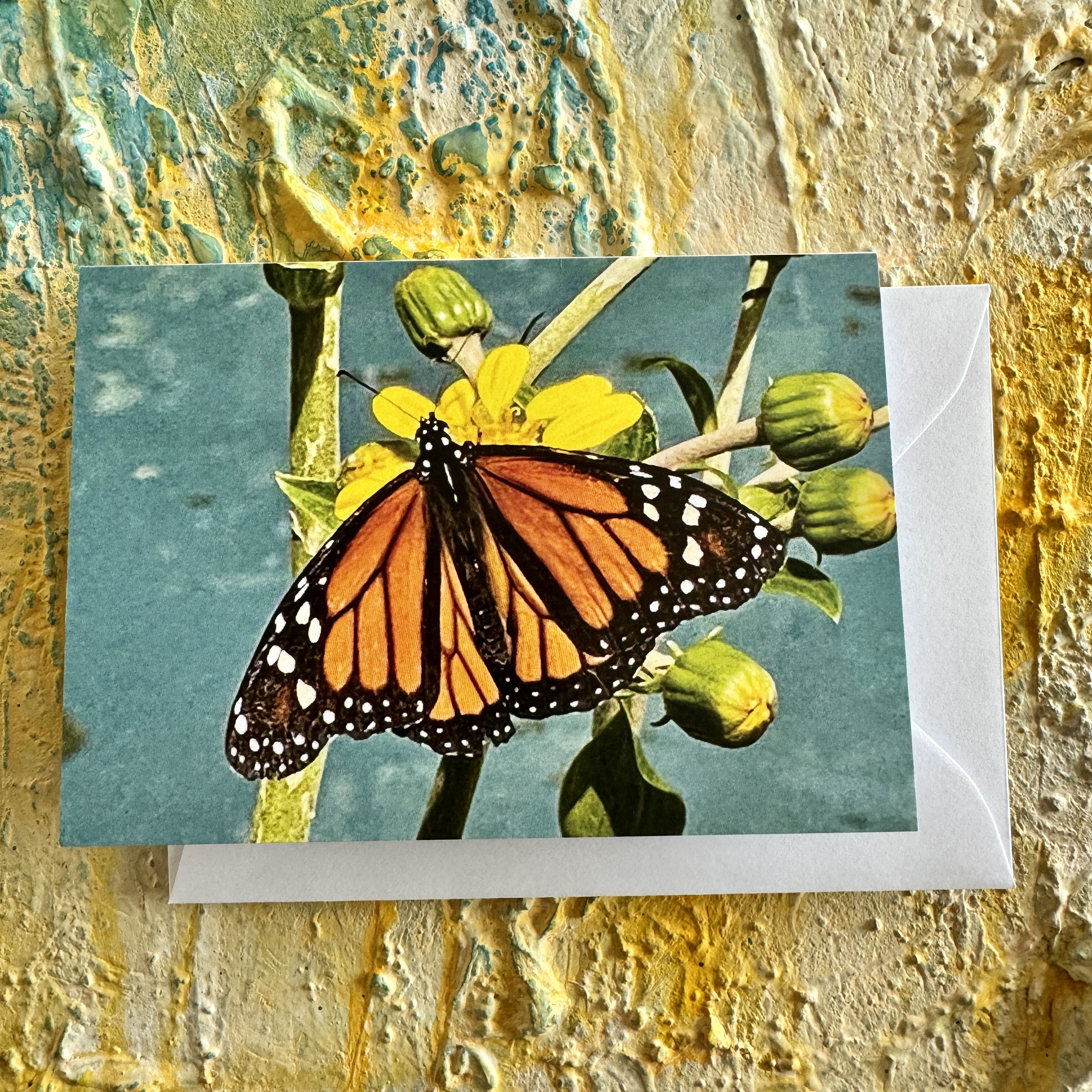 Schmetterling, Kunstkarte A7
